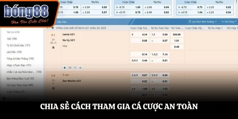 Chia sẻ cách tham gia cá cược an toàn